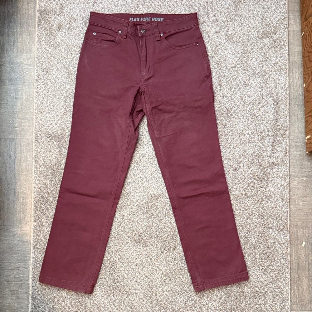 Duluth Trading Co Men's Maroon Straight Jeans